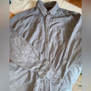 Eddie Bauer Button Pocket Down Dress Shirt— large